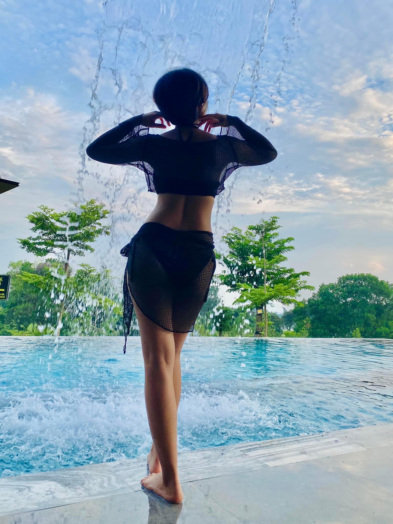 Bể bơi vô cực 120m² view sân Golf Tam Đảo — Moon Villa C27
